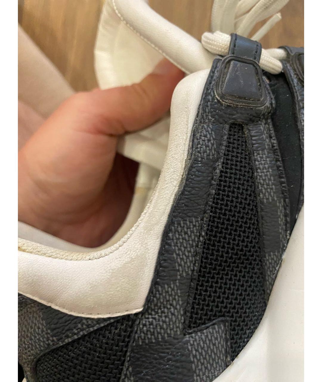 LOUIS VUITTON Черные кроссовки, фото 5