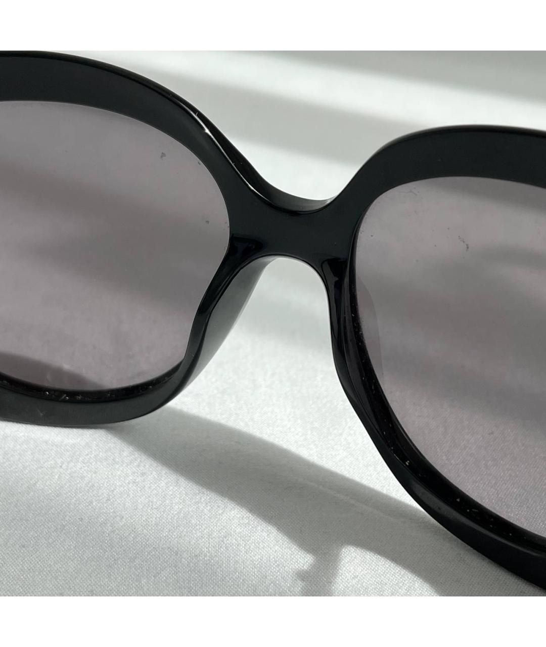 GIORGIO ARMANI Черные пластиковые солнцезащитные очки, фото 6