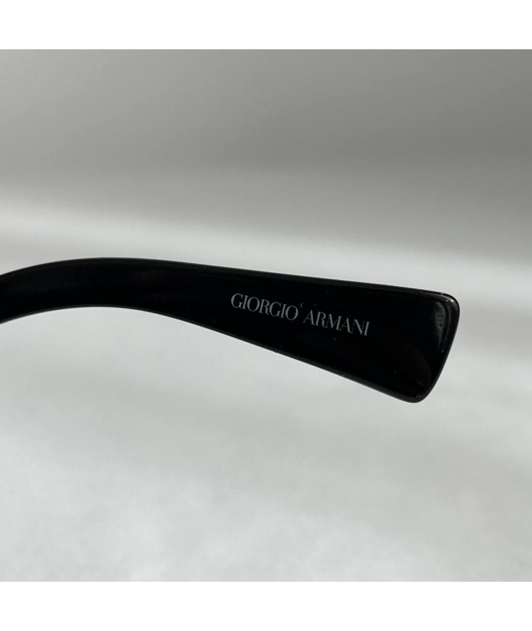 GIORGIO ARMANI Черные пластиковые солнцезащитные очки, фото 8