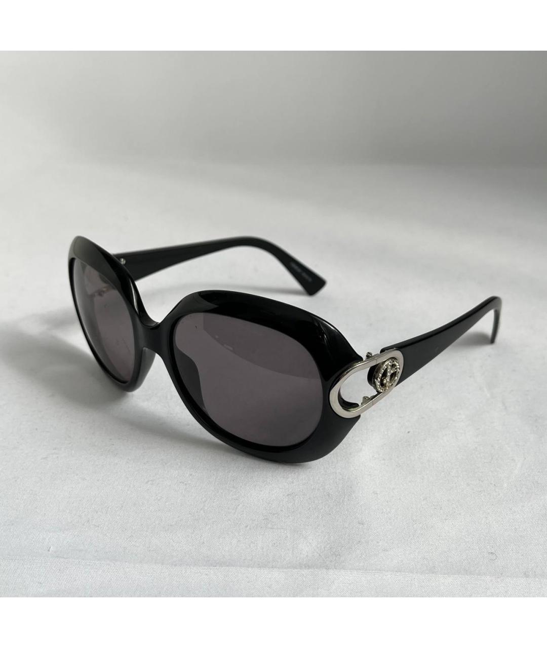 GIORGIO ARMANI Черные пластиковые солнцезащитные очки, фото 10