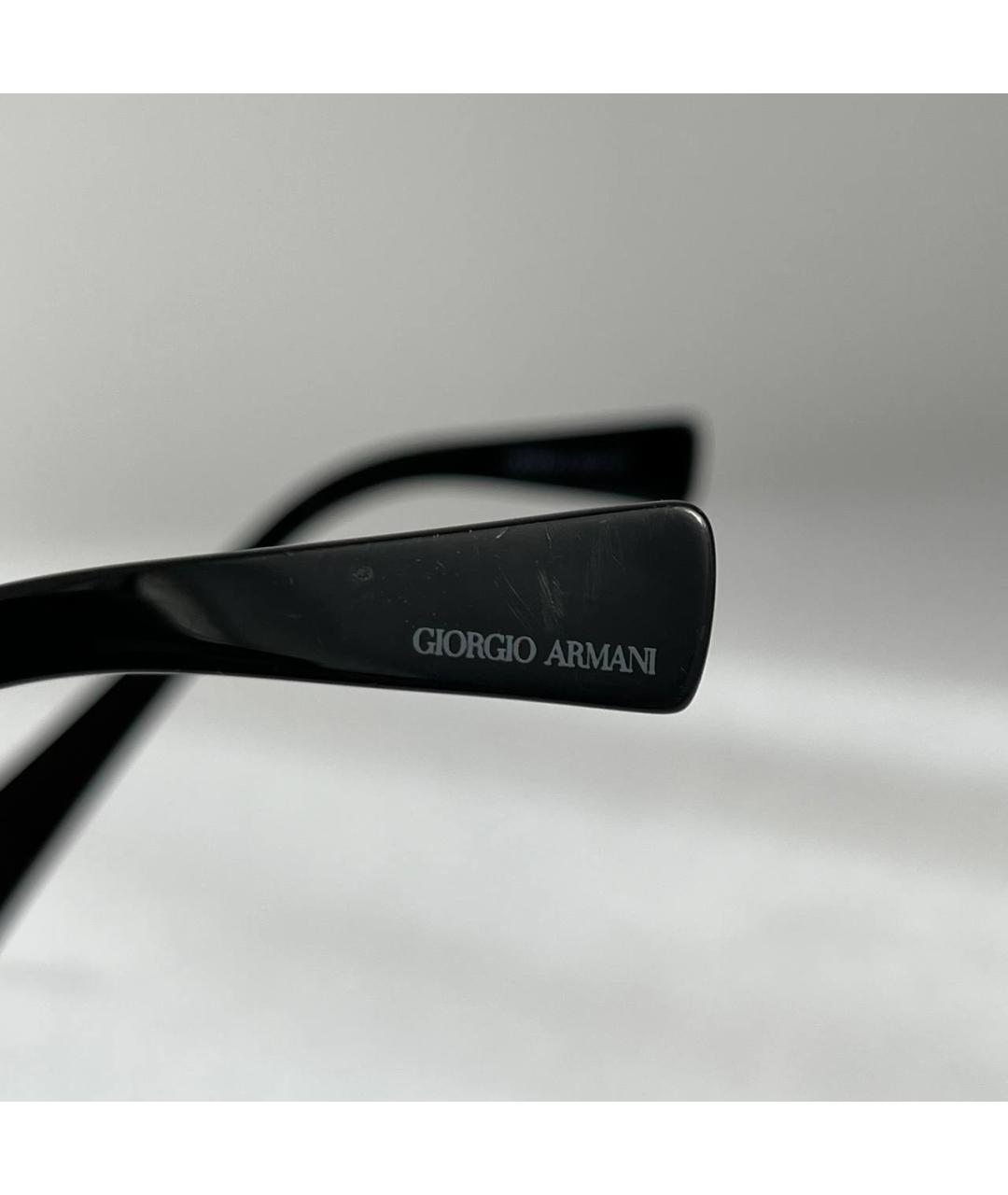 GIORGIO ARMANI Черные пластиковые солнцезащитные очки, фото 9