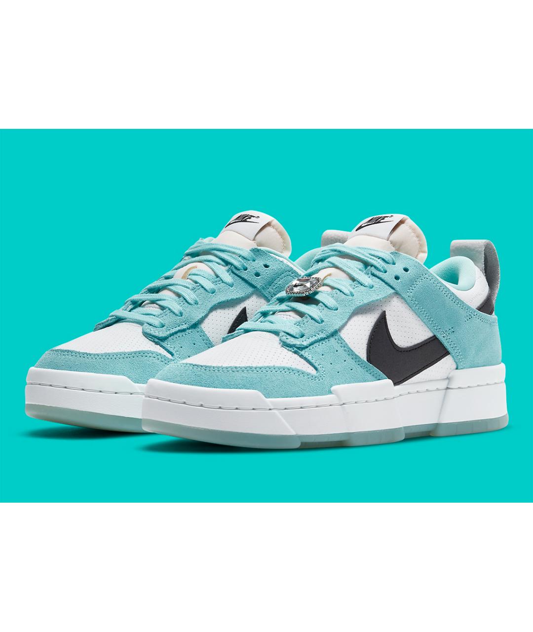 NIKE Бирюзовые замшевые кеды, фото 7
