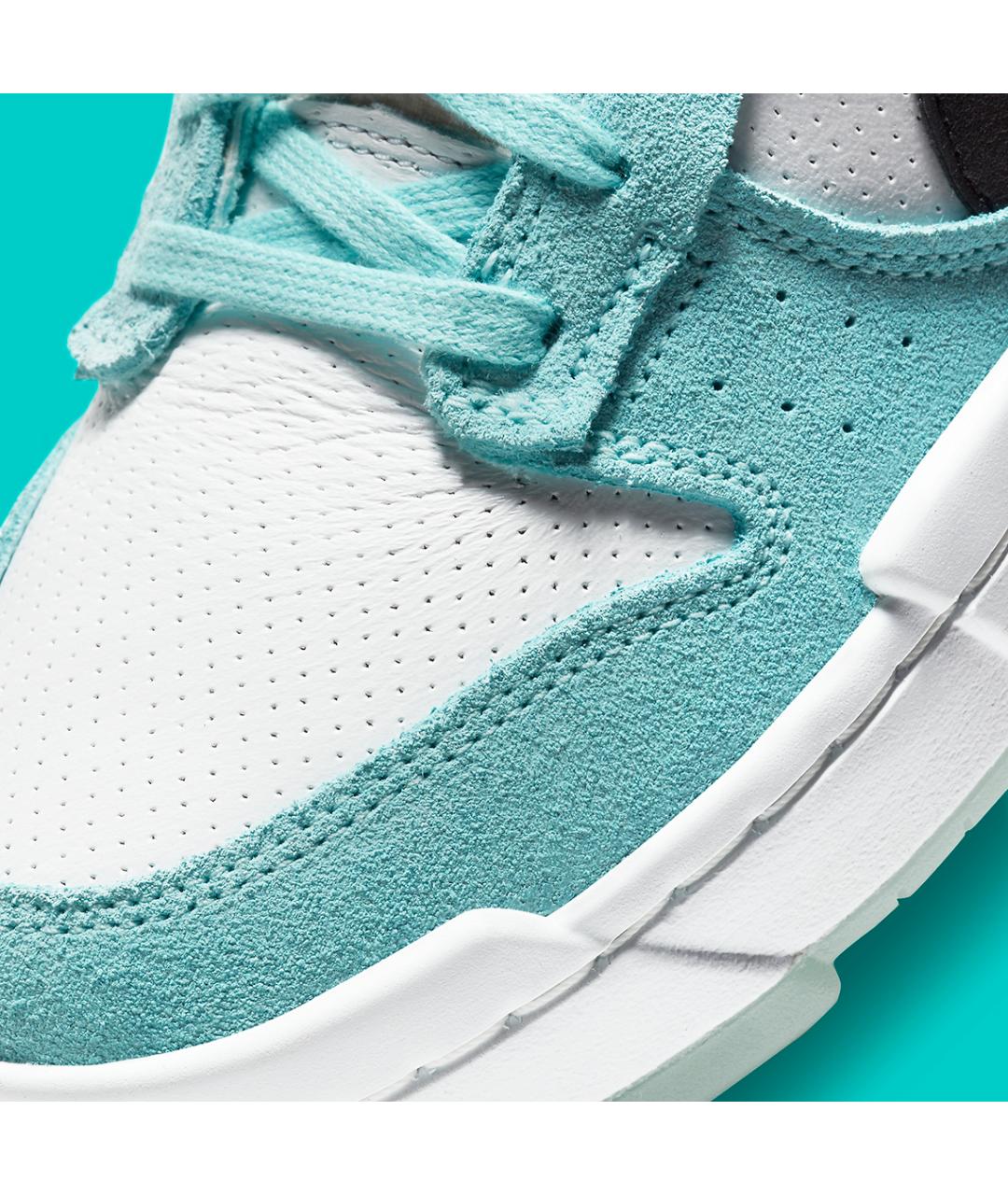 NIKE Бирюзовые замшевые кеды, фото 6
