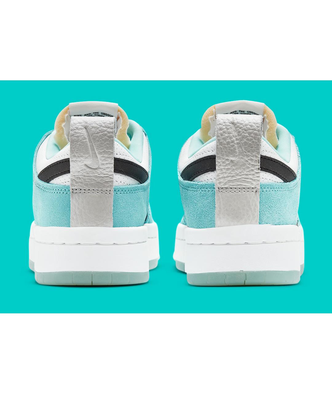 NIKE Бирюзовые замшевые кеды, фото 2