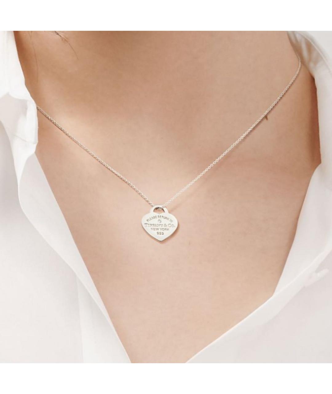 TIFFANY&CO Серебряная серебряная подвеска, фото 6