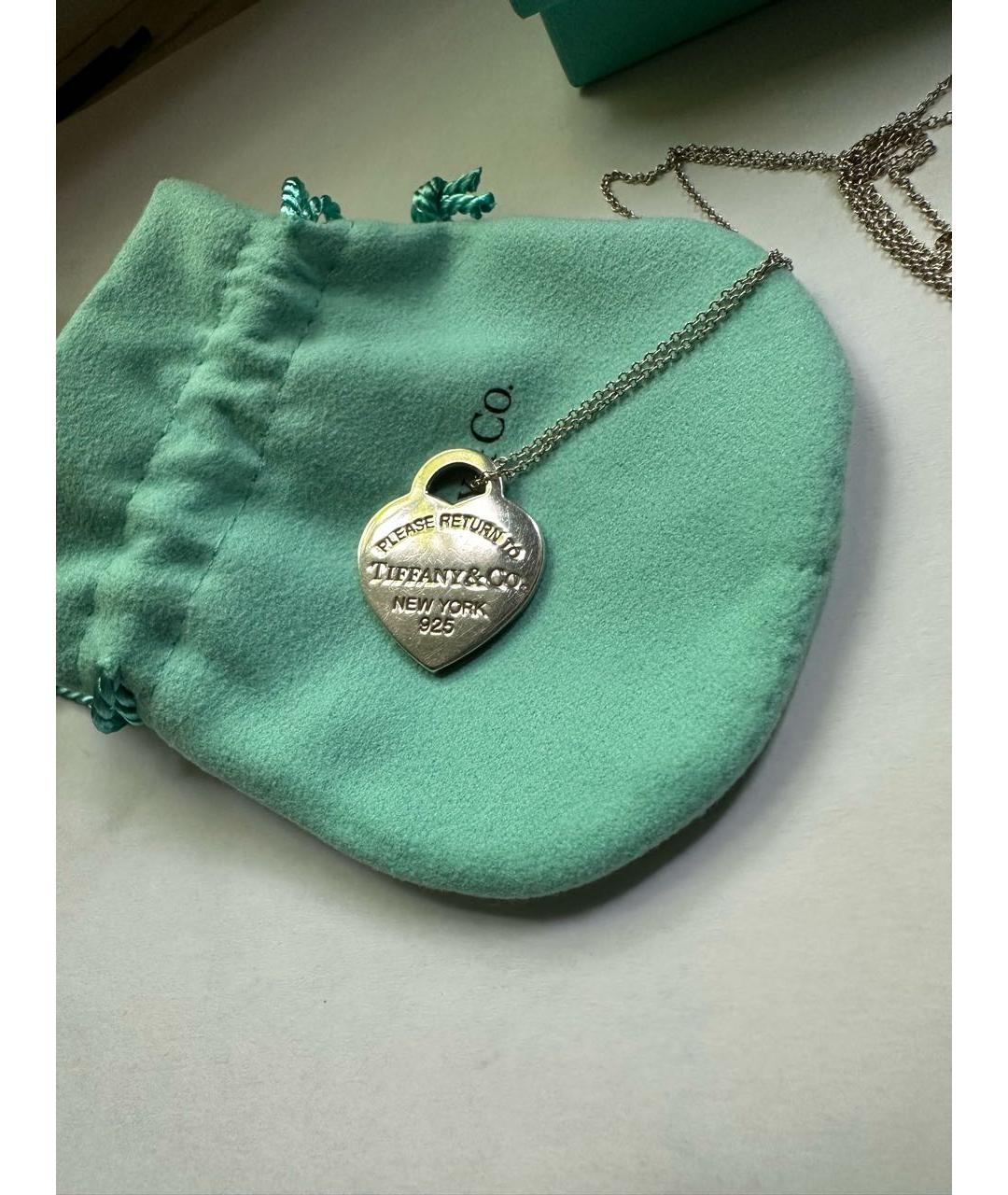 TIFFANY&CO Серебряная серебряная подвеска, фото 4