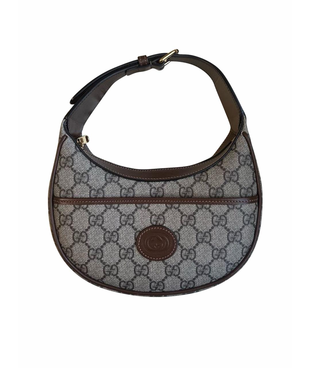 GUCCI Коричневая сумка через плечо, фото 1
