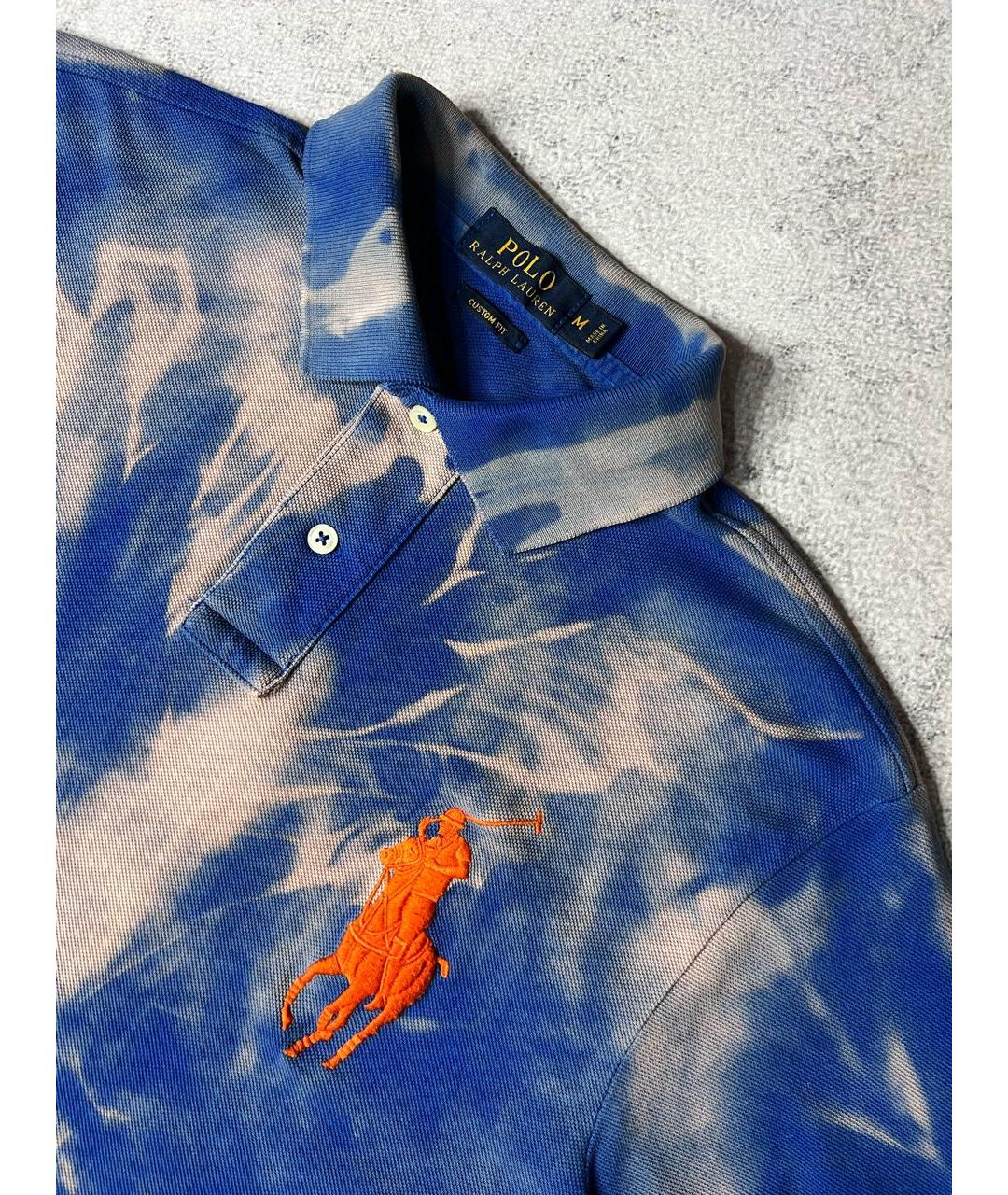 RALPH LAUREN Мульти хлопковое поло с коротким рукавом, фото 3
