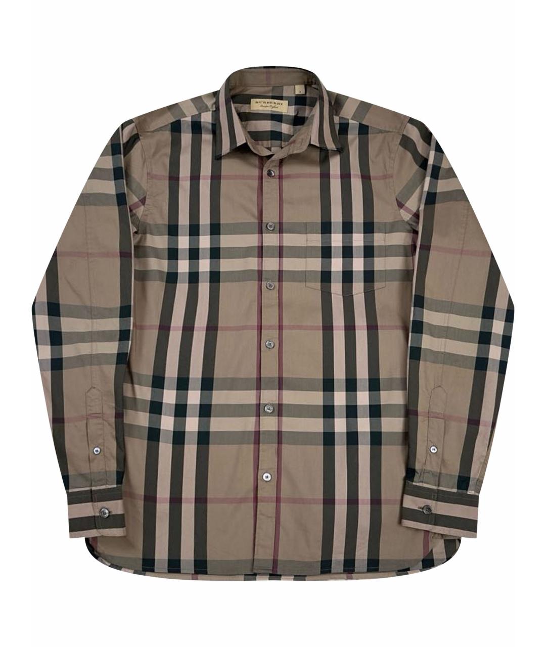 BURBERRY Мульти хлопковая кэжуал рубашка, фото 1
