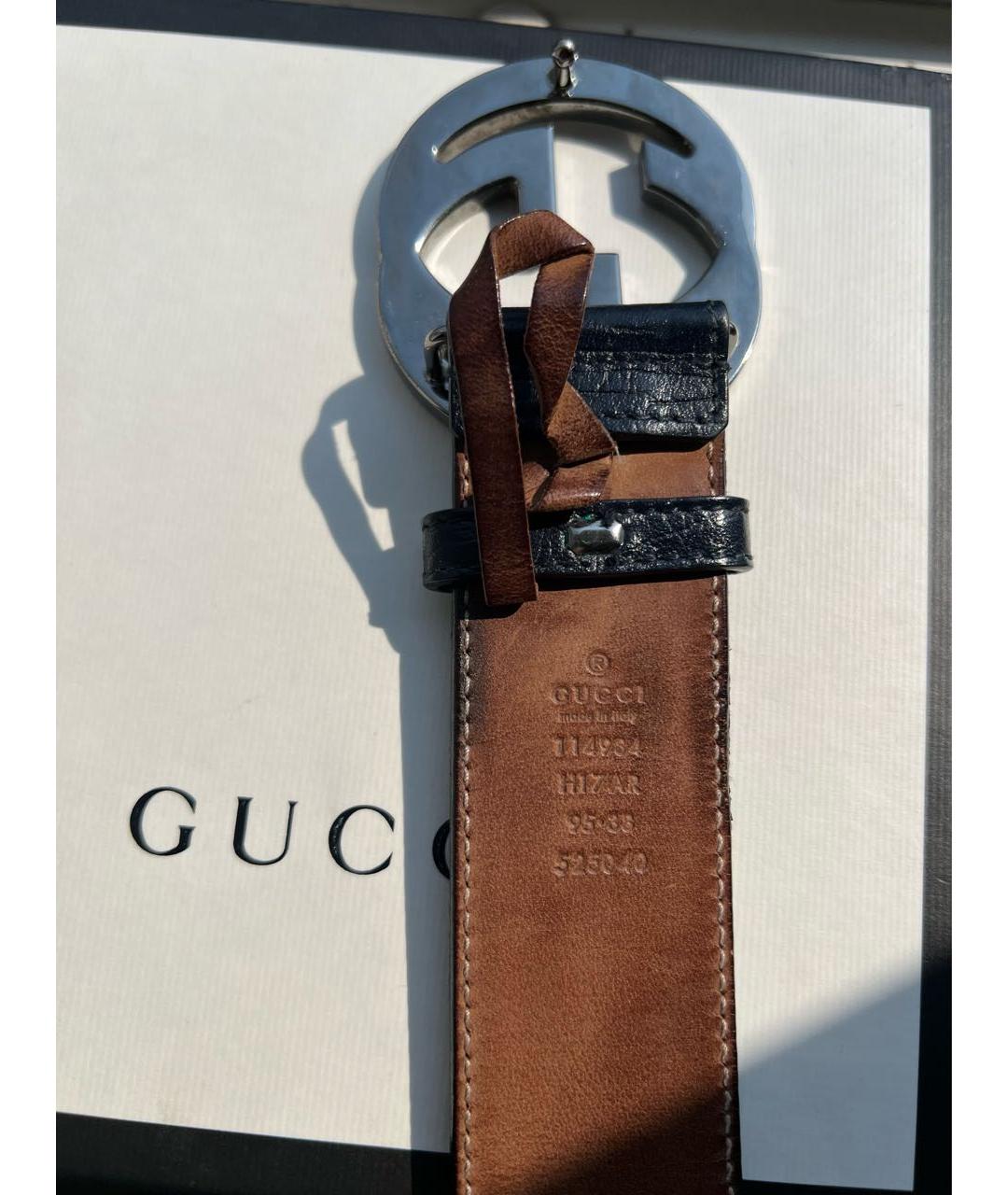 GUCCI Кожаный ремень, фото 3