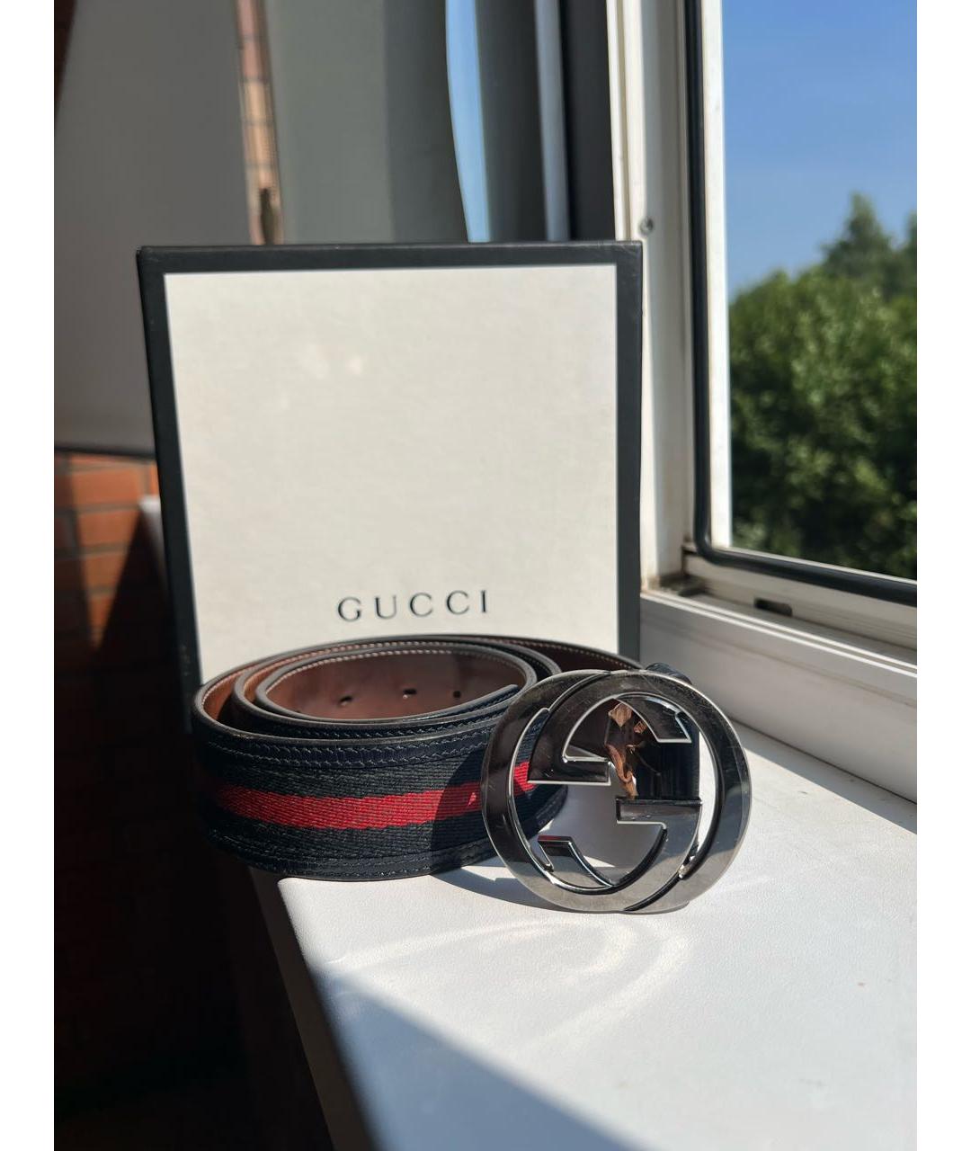 GUCCI Кожаный ремень, фото 7