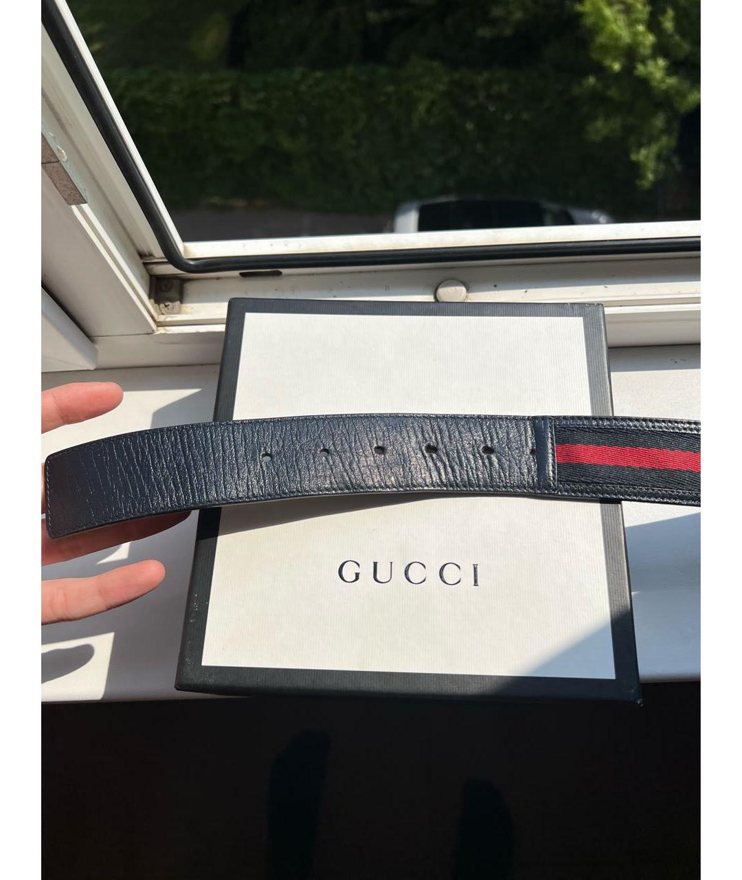 GUCCI Кожаный ремень, фото 5