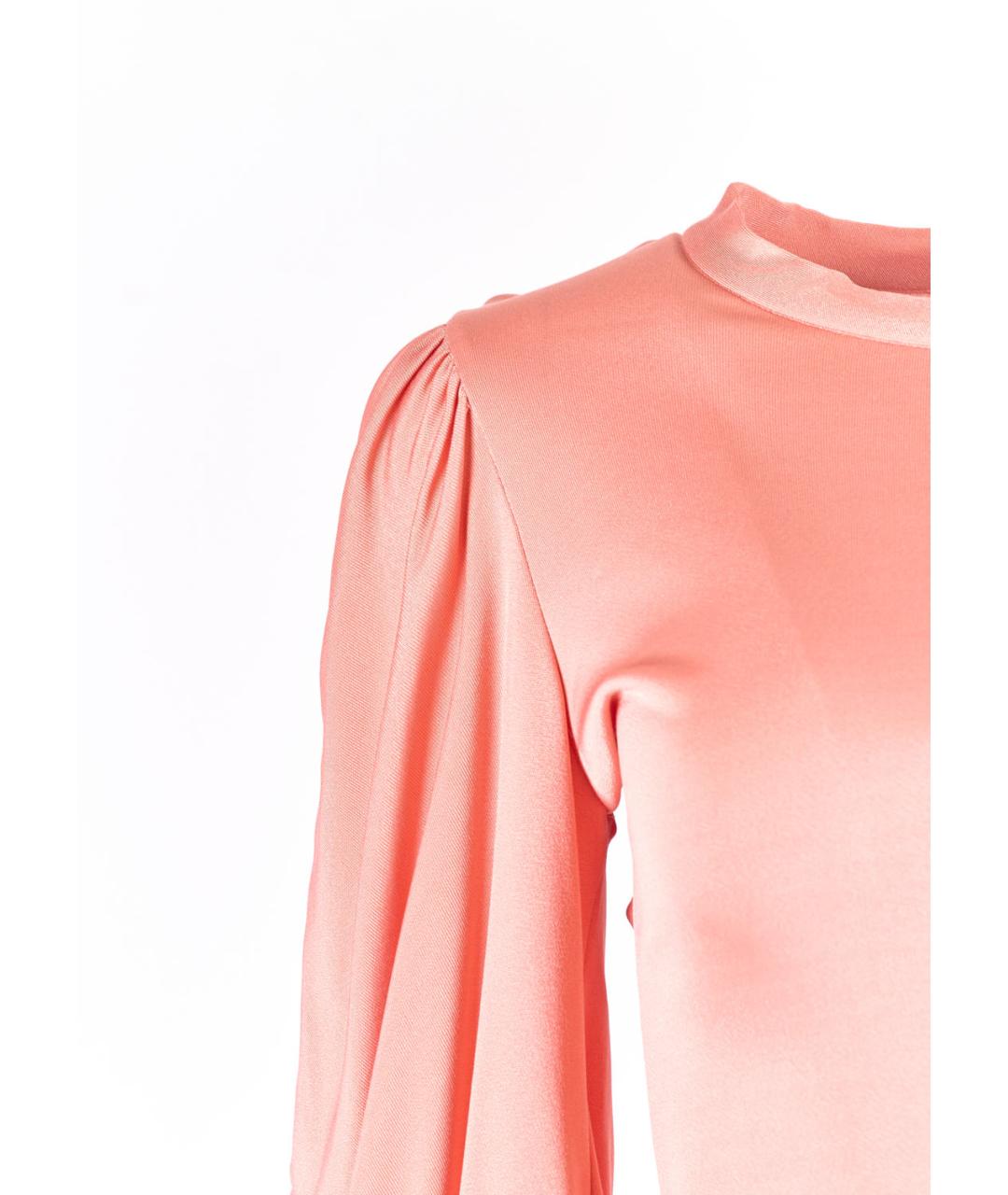 BALENCIAGA Розовая вискозная блузы, фото 2