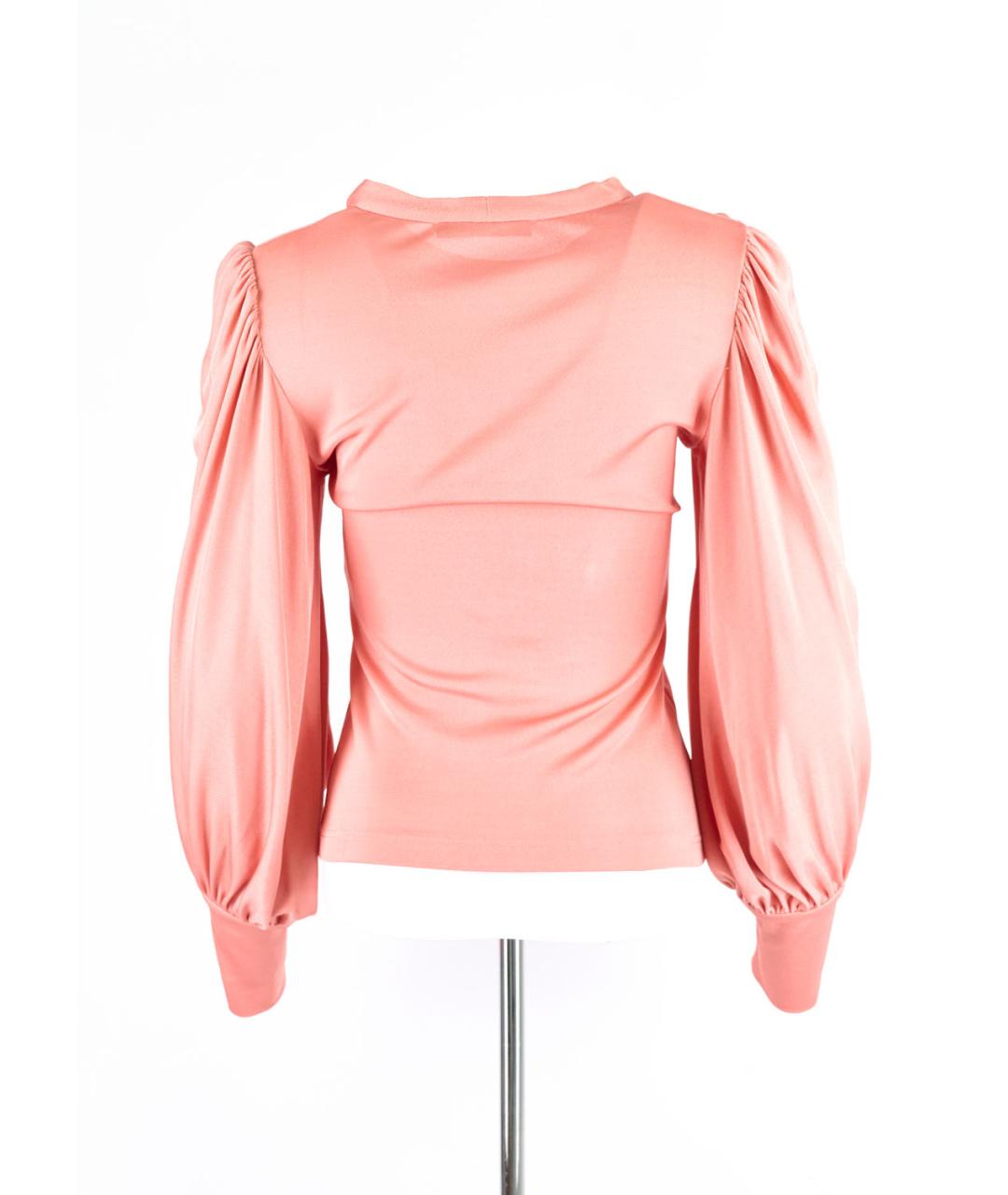 BALENCIAGA Розовая вискозная блузы, фото 5