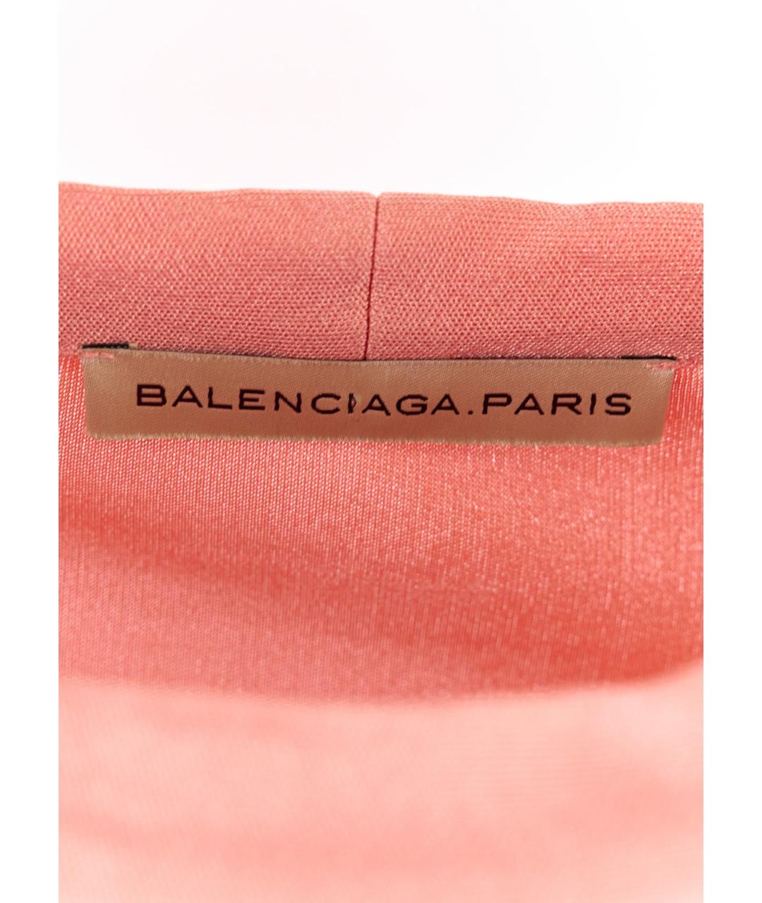BALENCIAGA Розовая вискозная блузы, фото 4