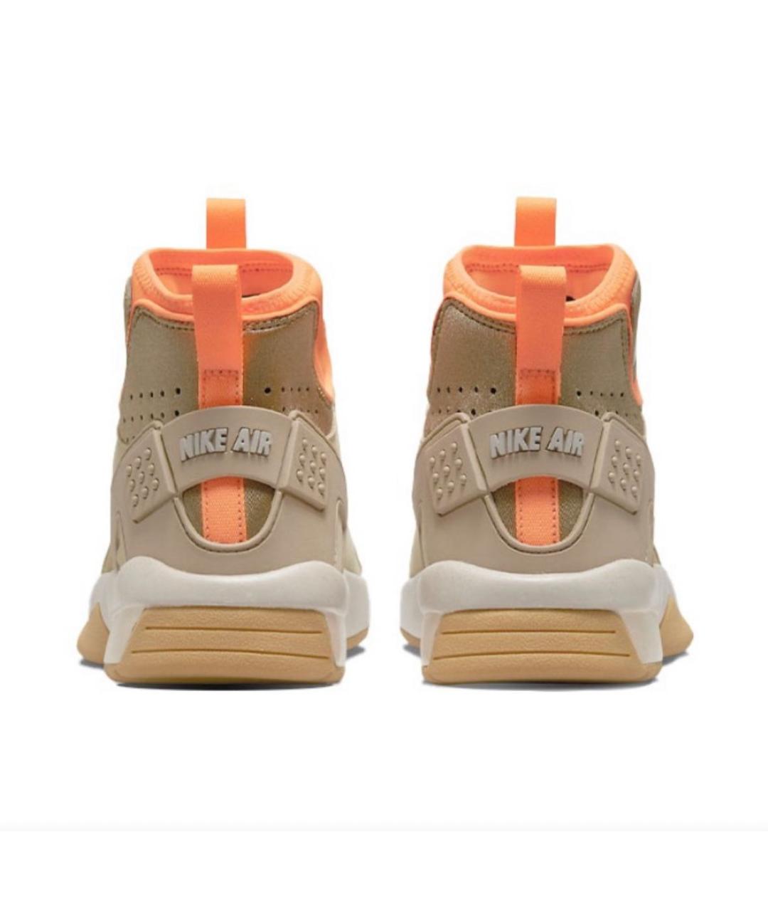 NIKE ACG Бежевые замшевые высокие кроссовки / кеды, фото 4