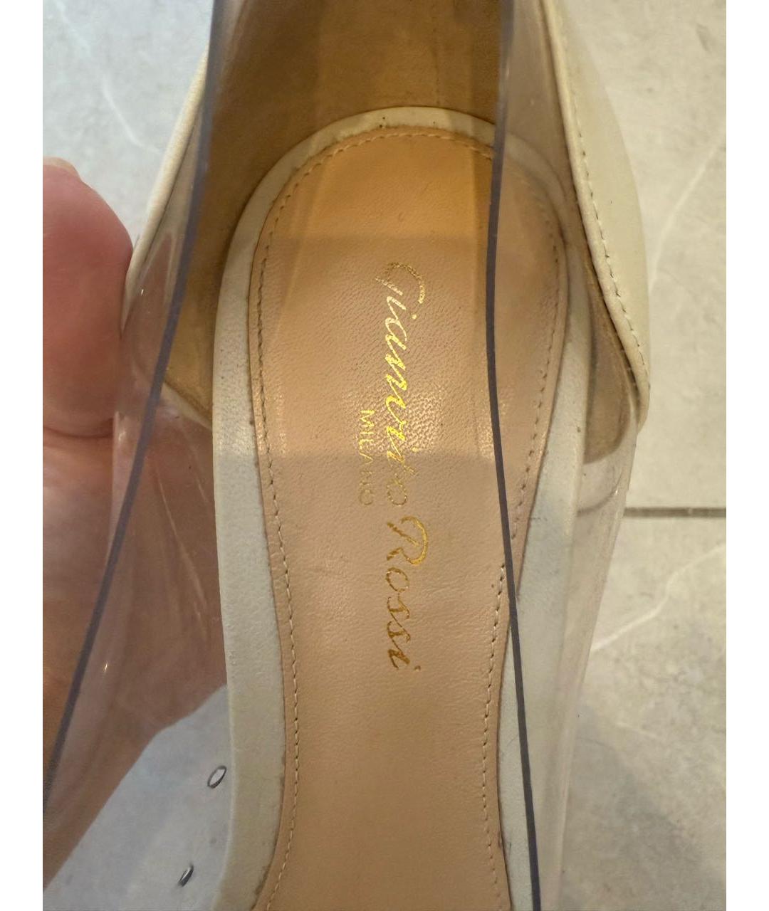 GIANVITO ROSSI Бежевые туфли, фото 6