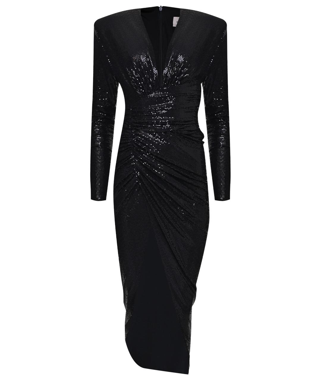 ALEXANDRE VAUTHIER Черное вискозное вечернее платье, фото 6