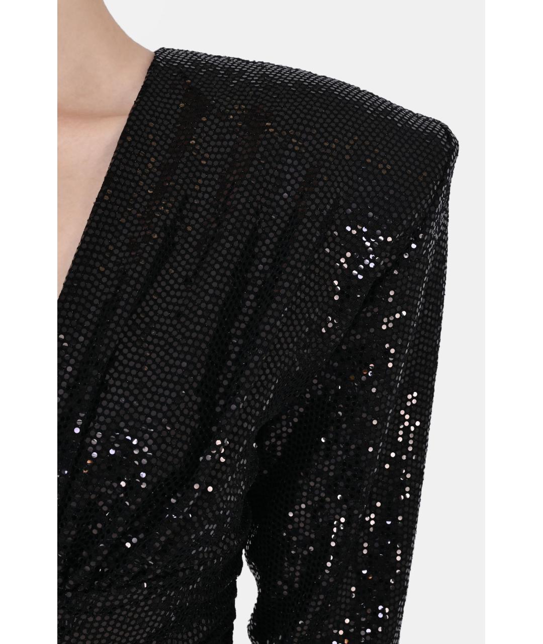 ALEXANDRE VAUTHIER Черное вискозное вечернее платье, фото 5