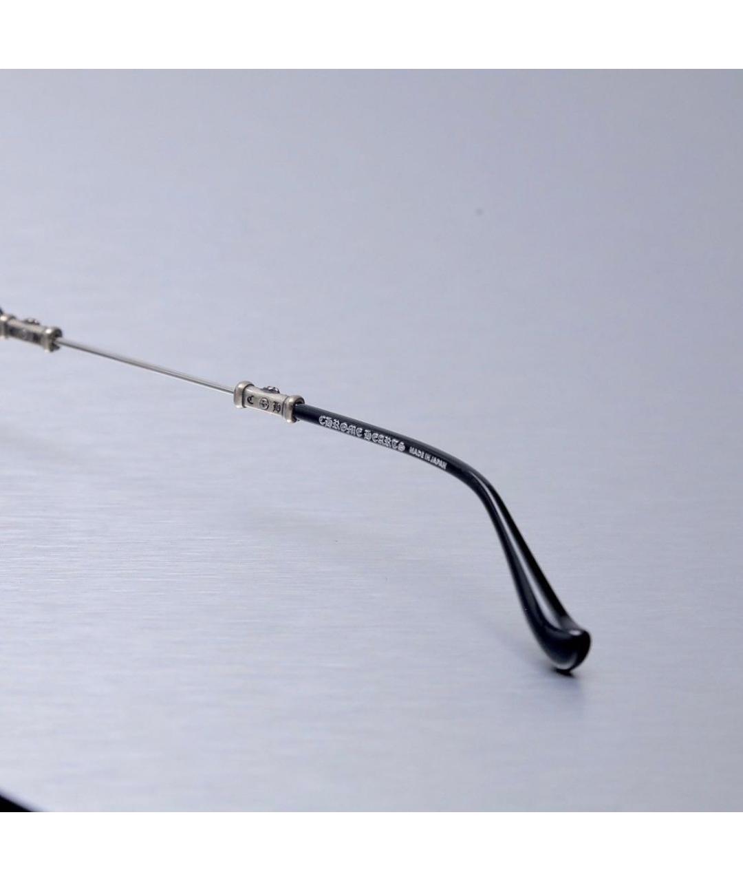 CHROME HEARTS Серебряные металлические солнцезащитные очки, фото 5