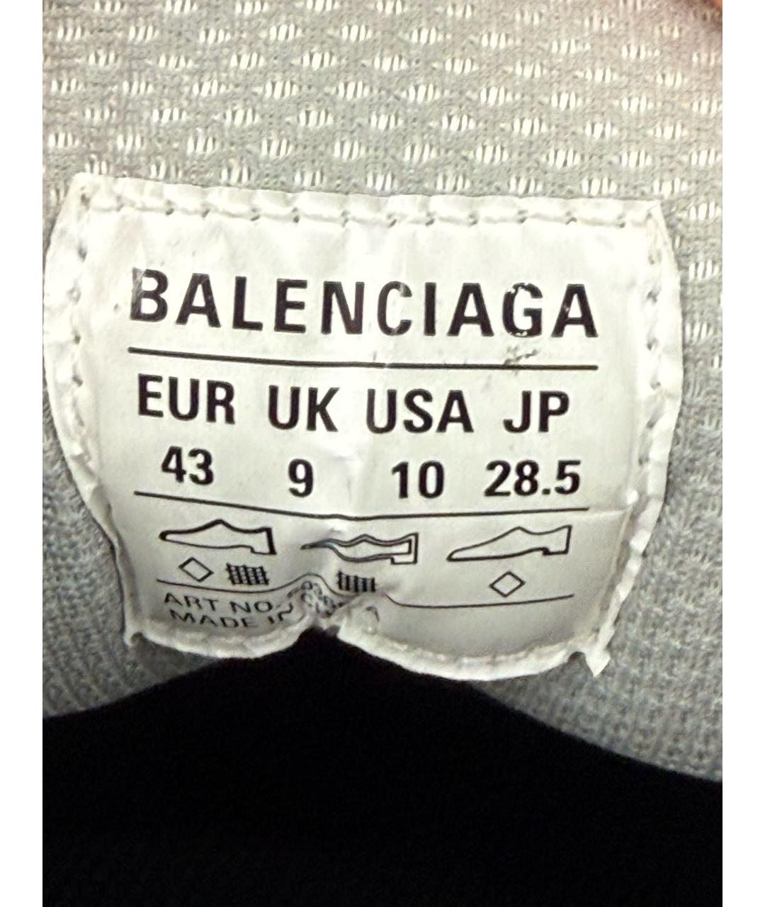 BALENCIAGA Серые низкие кроссовки / кеды, фото 7