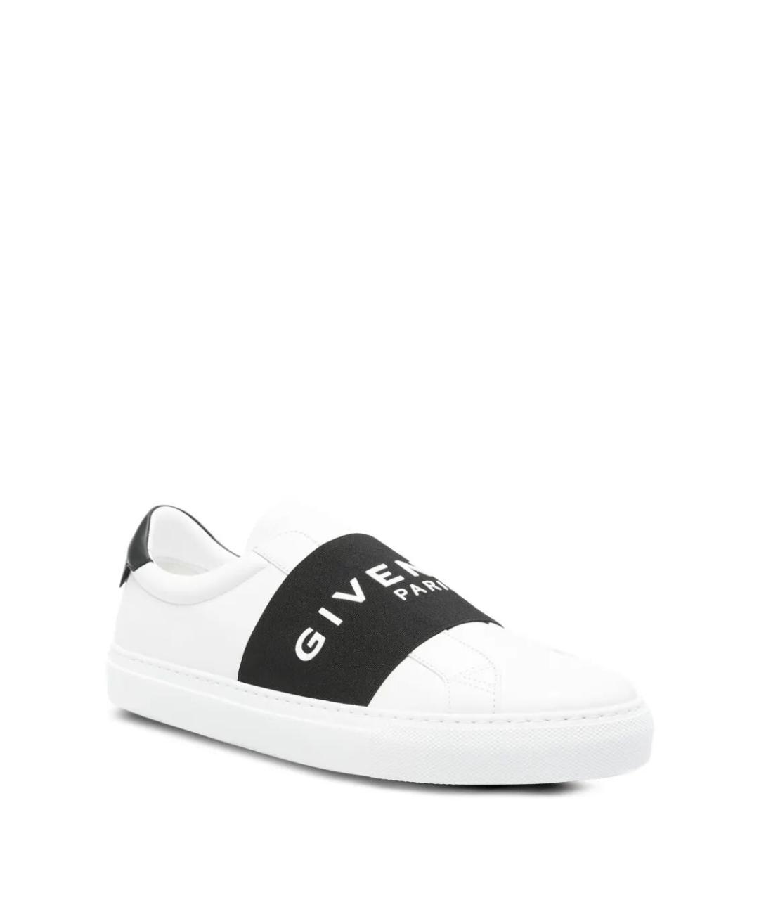 GIVENCHY Белые кожаные слипоны, фото 2