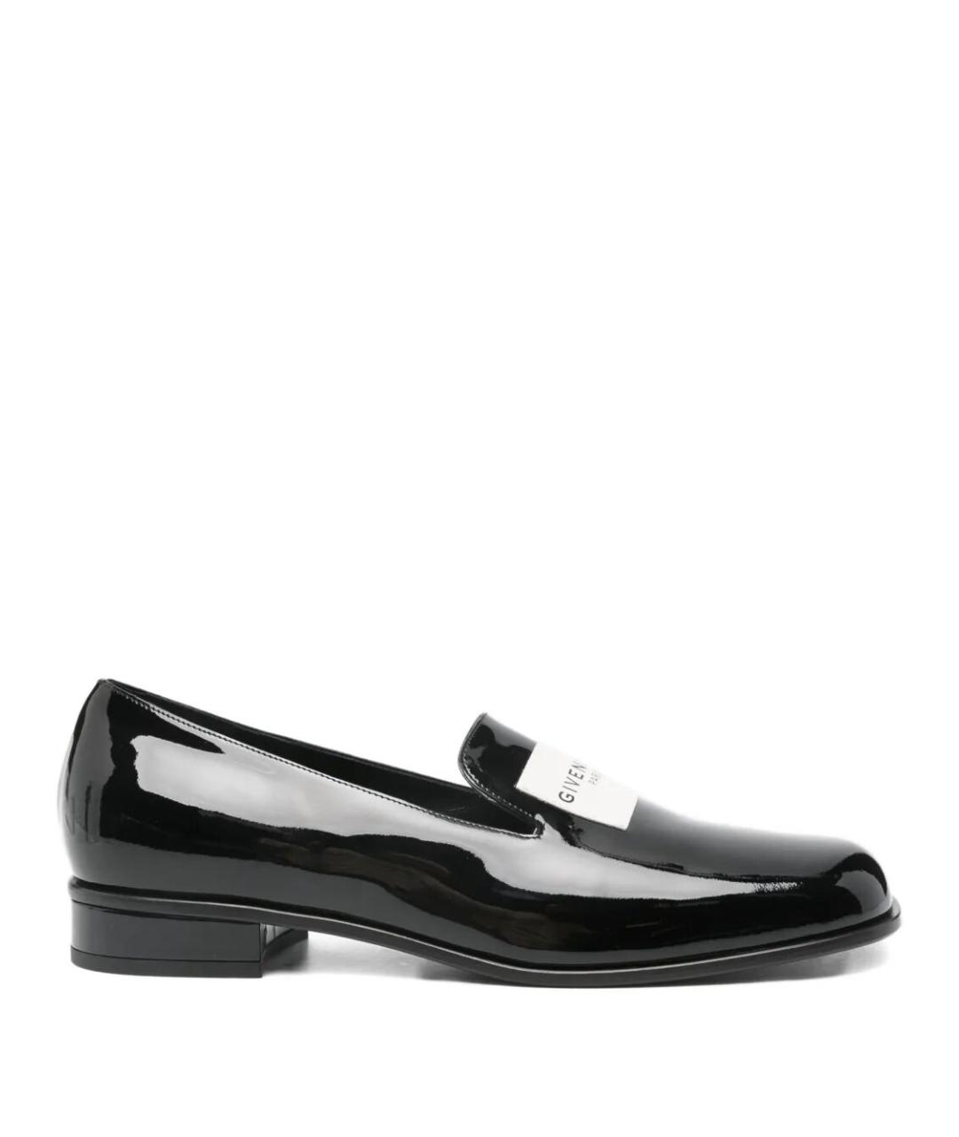 GIVENCHY Черные кожаные лоферы, фото 1