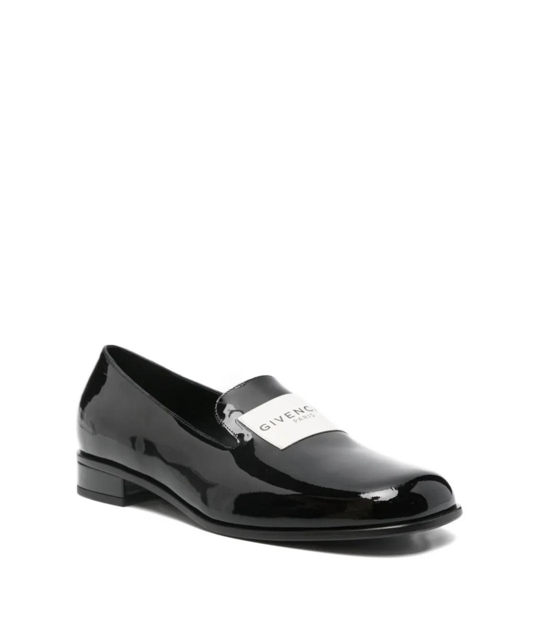 GIVENCHY Черные кожаные лоферы, фото 2