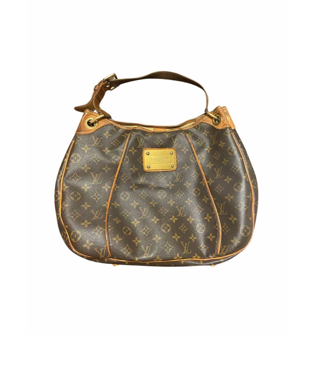 LOUIS VUITTON Коричневая сумка с короткими ручками, фото 1