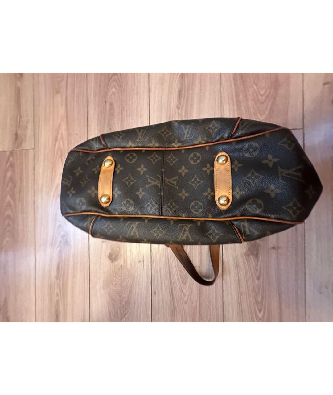 LOUIS VUITTON Коричневая сумка с короткими ручками, фото 5