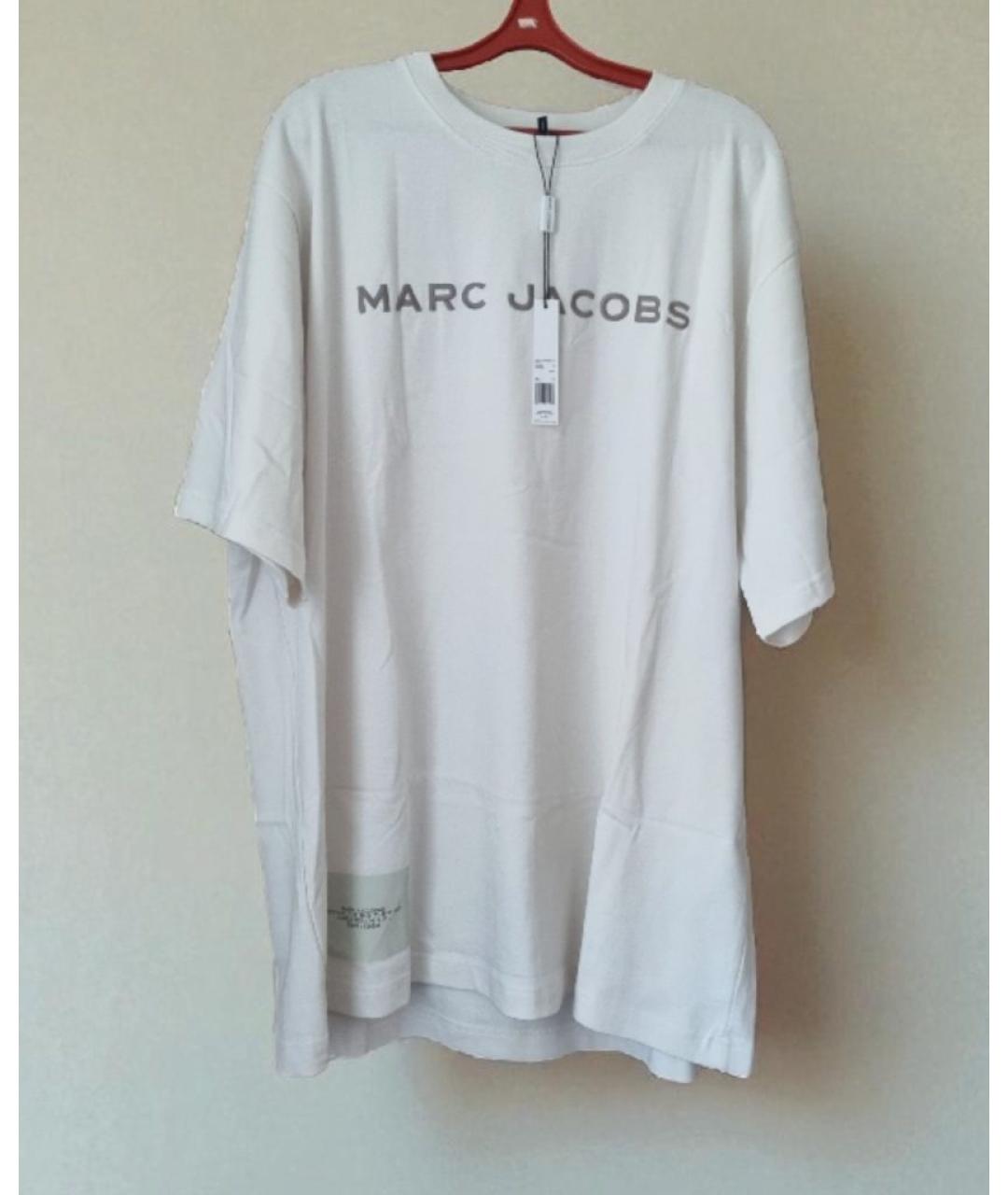 MARC JACOBS Белая хлопковая футболка, фото 4