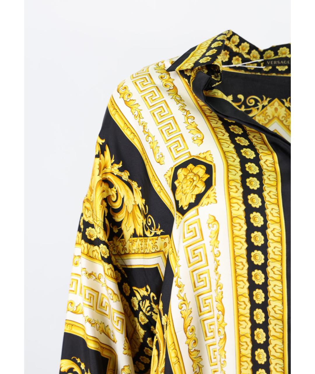 VERSACE Мульти шелковая блузы, фото 2