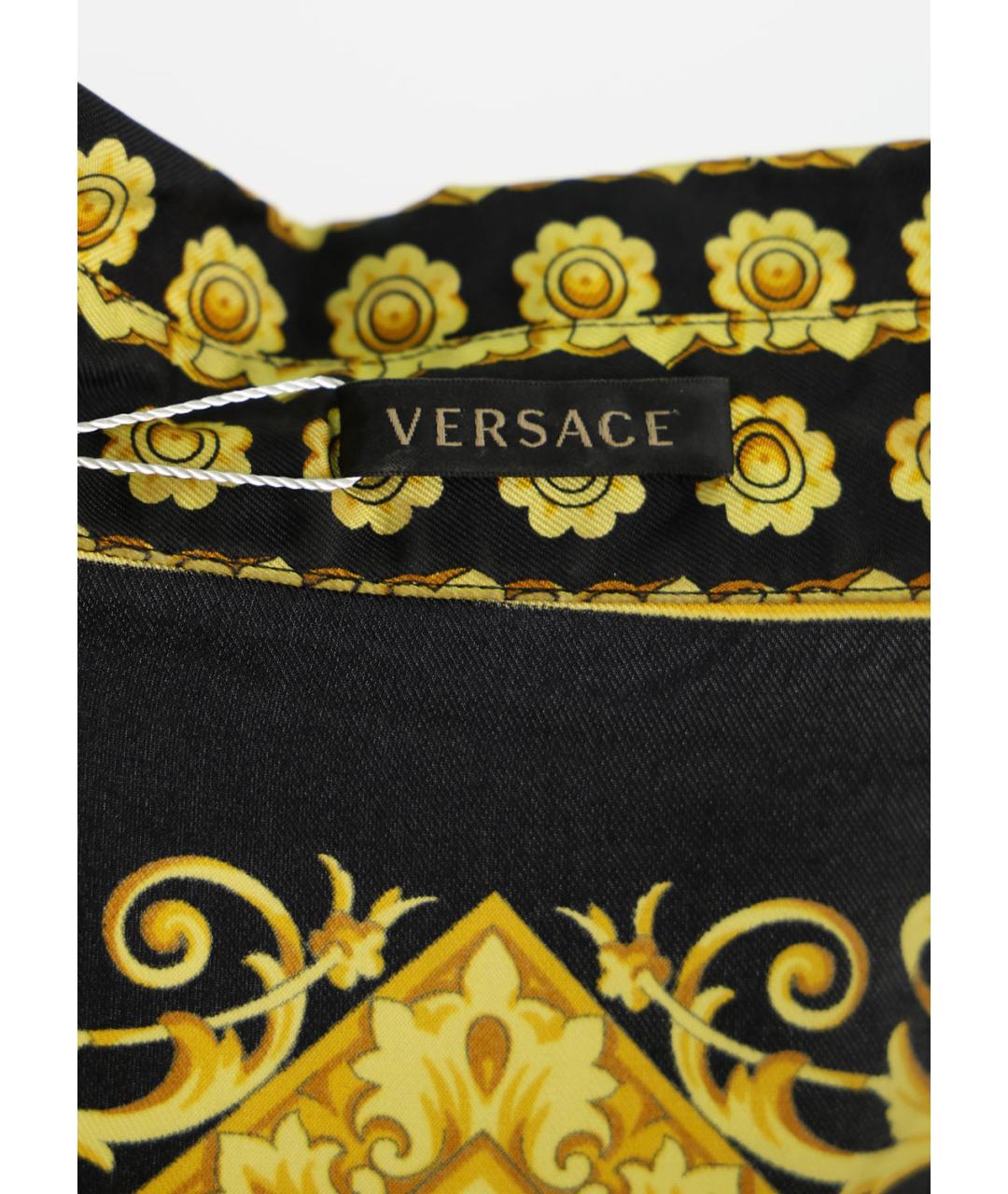 VERSACE Мульти шелковая блузы, фото 4