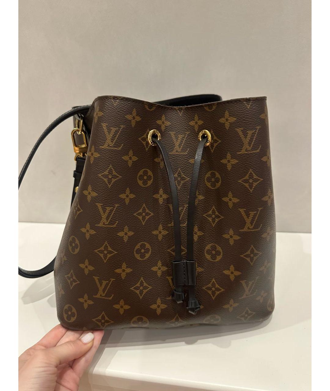 LOUIS VUITTON Коричневая сумка через плечо, фото 3