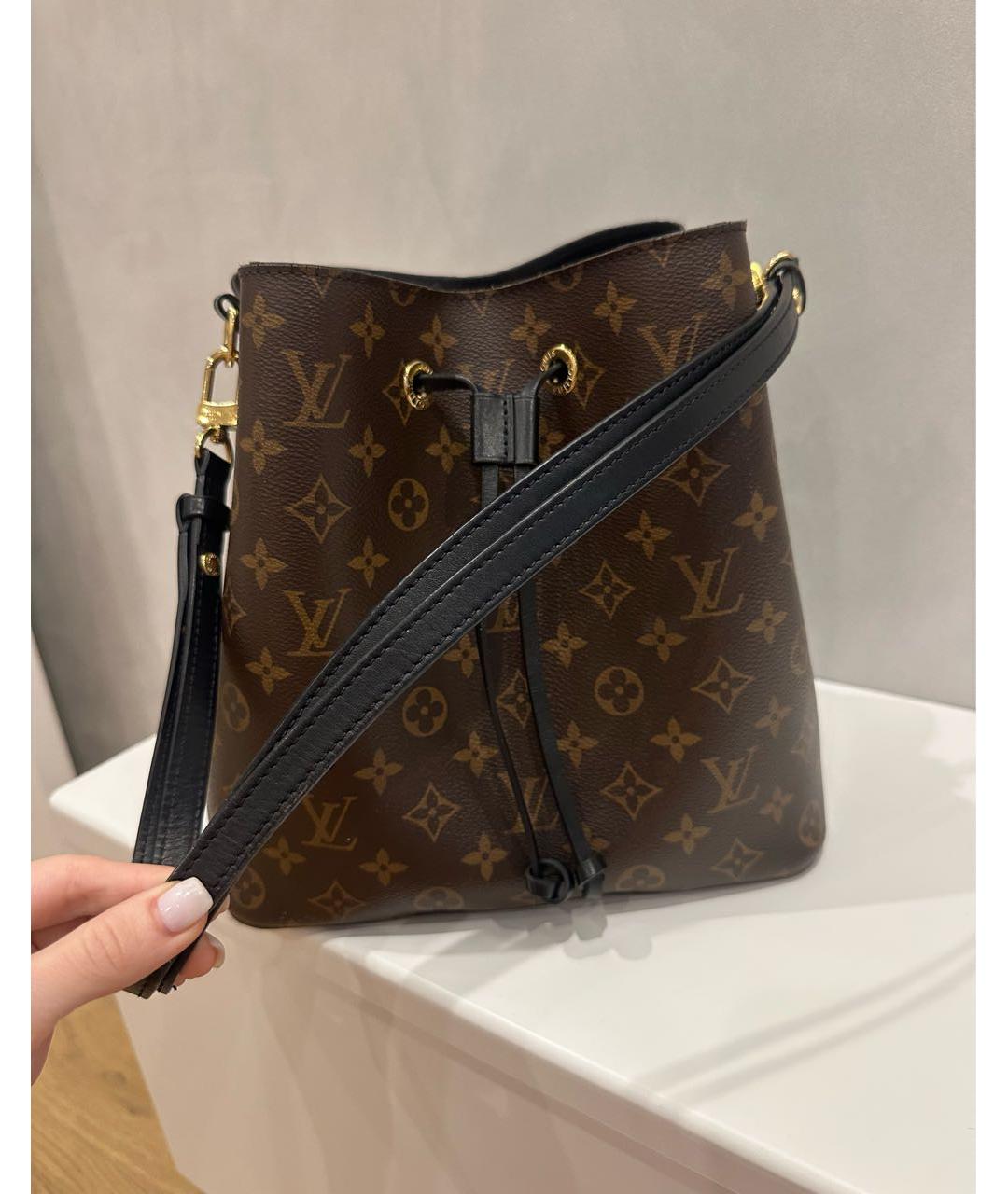 LOUIS VUITTON Коричневая сумка через плечо, фото 7