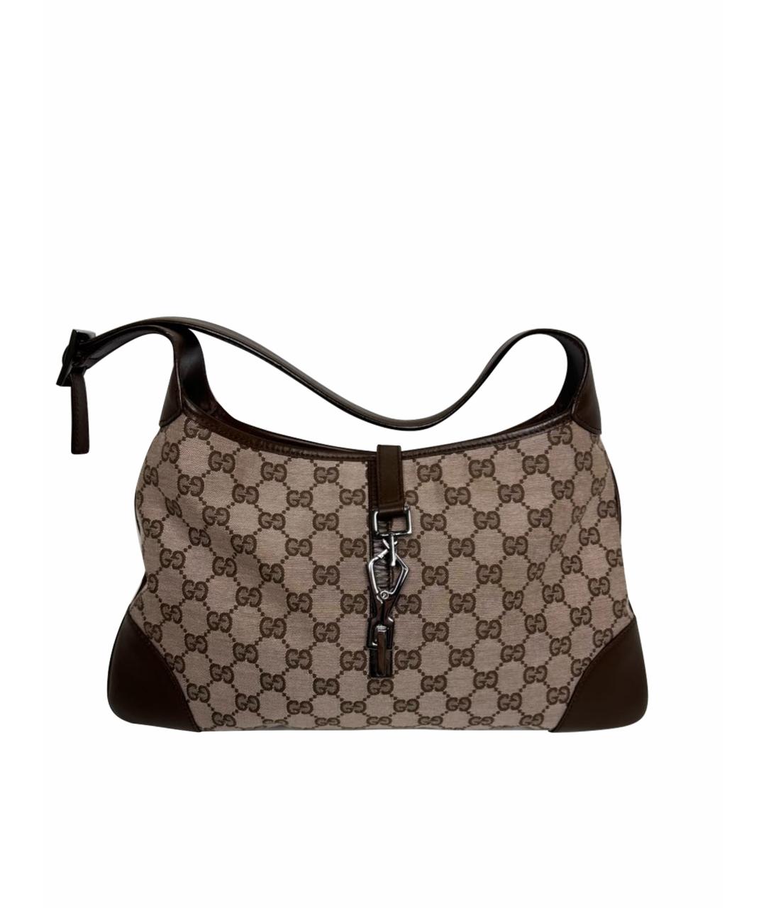 GUCCI Коричневая сумка с короткими ручками, фото 1