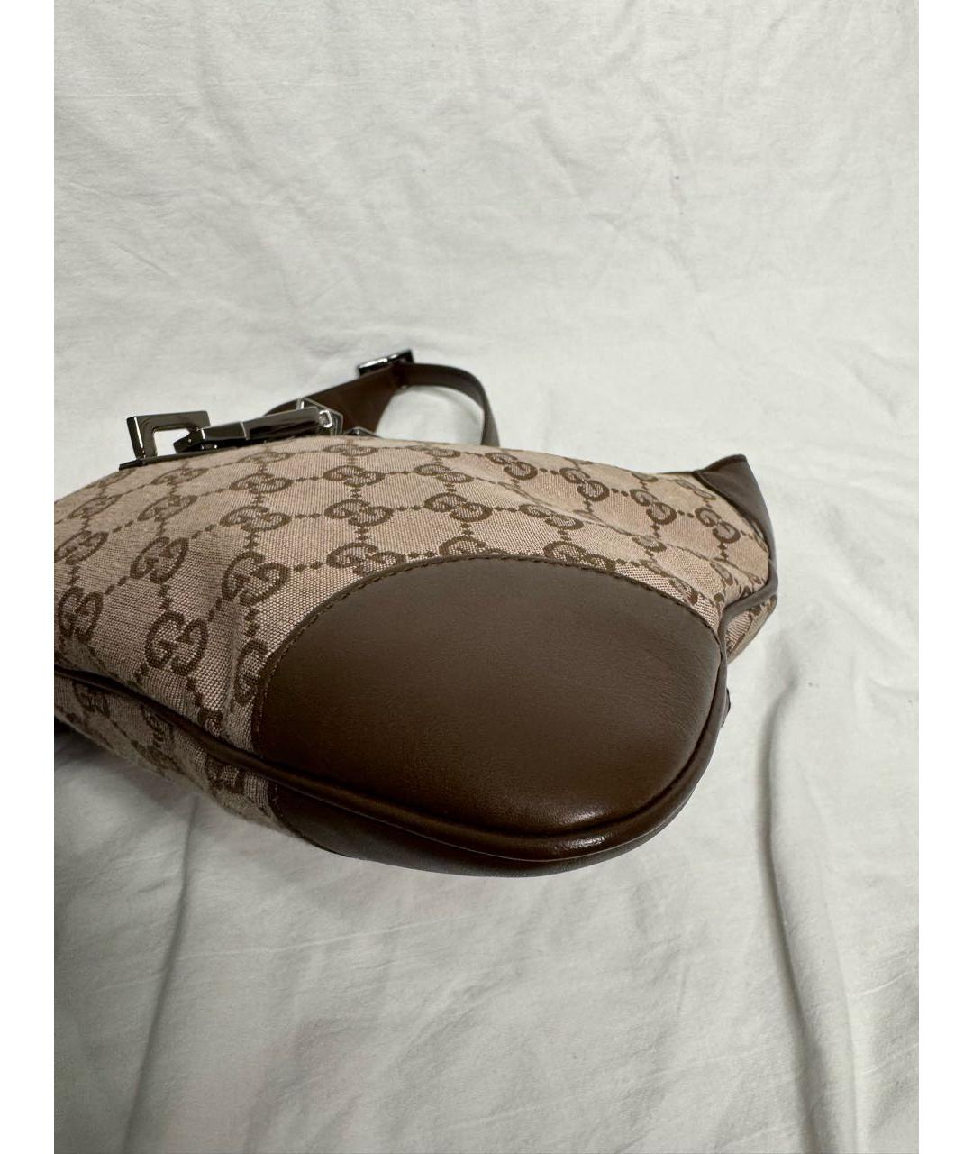 GUCCI Коричневая сумка с короткими ручками, фото 4
