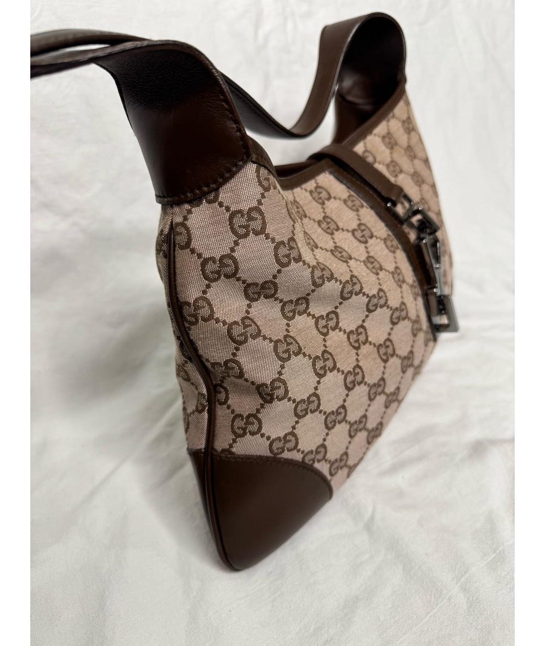 GUCCI Коричневая сумка с короткими ручками, фото 3