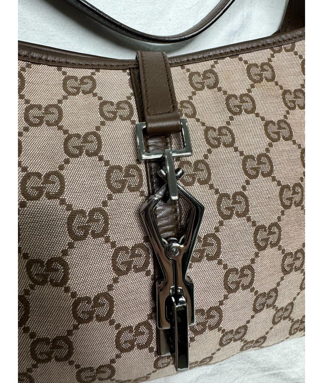 GUCCI Коричневая сумка с короткими ручками, фото 2