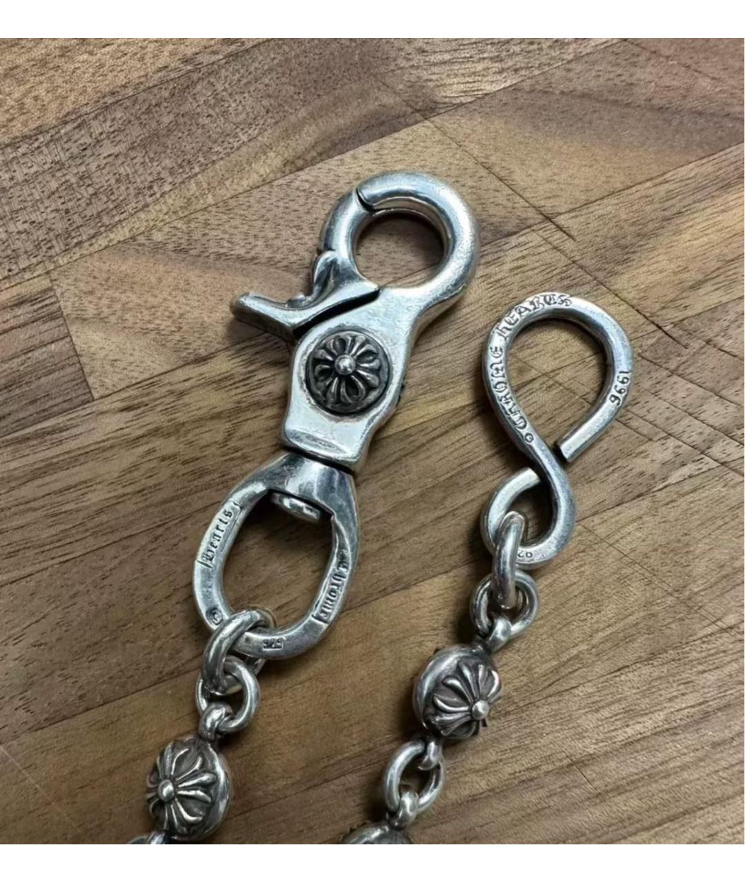 CHROME HEARTS Серебряная цепочка, фото 3