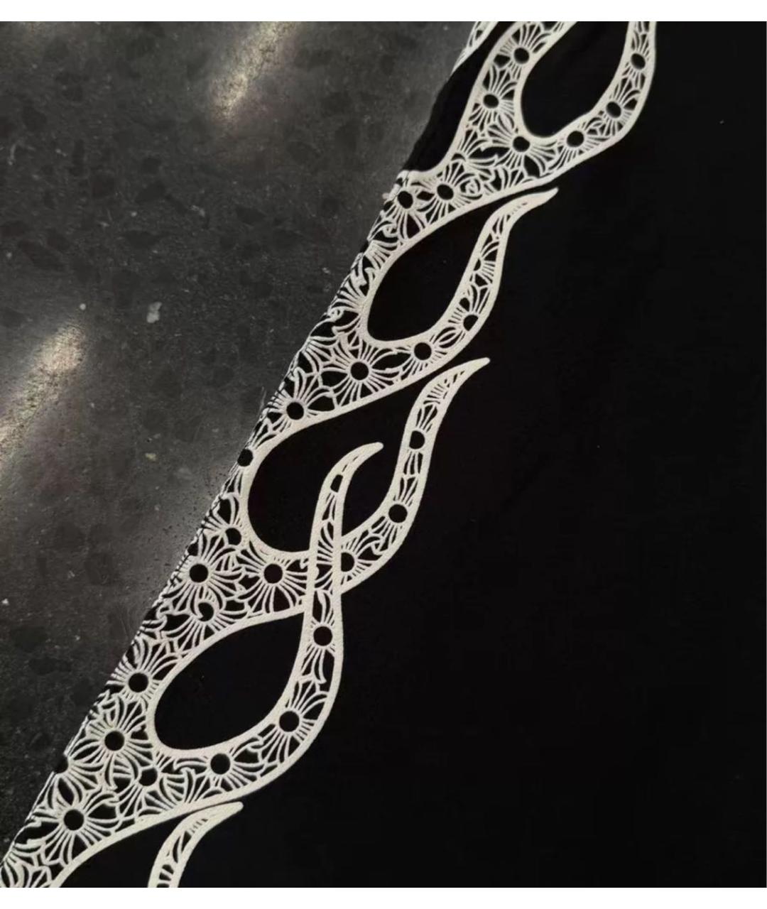 CHROME HEARTS Черная хлопковая футболка, фото 3
