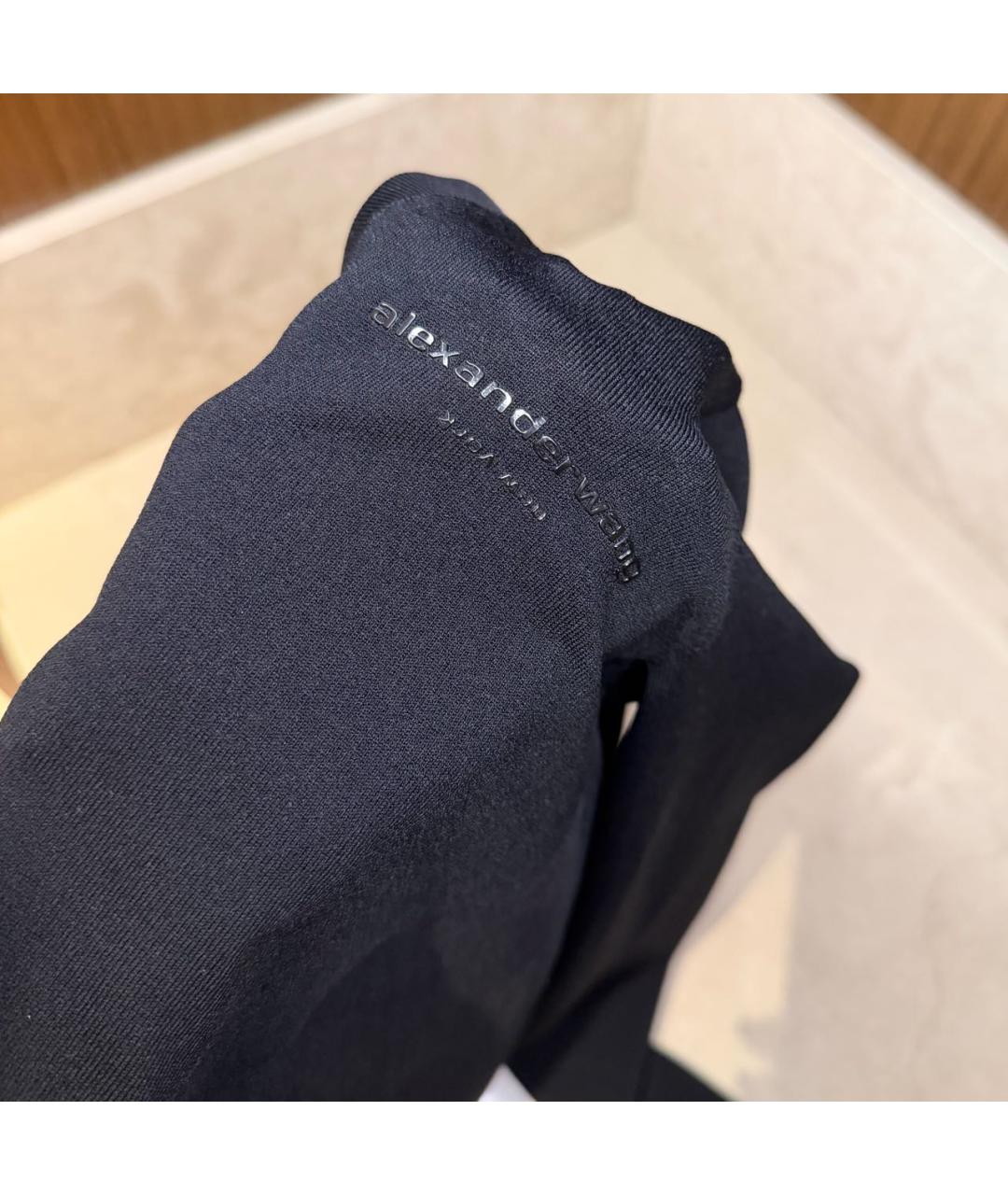 ALEXANDER WANG Черный вискозный джемпер / свитер, фото 2