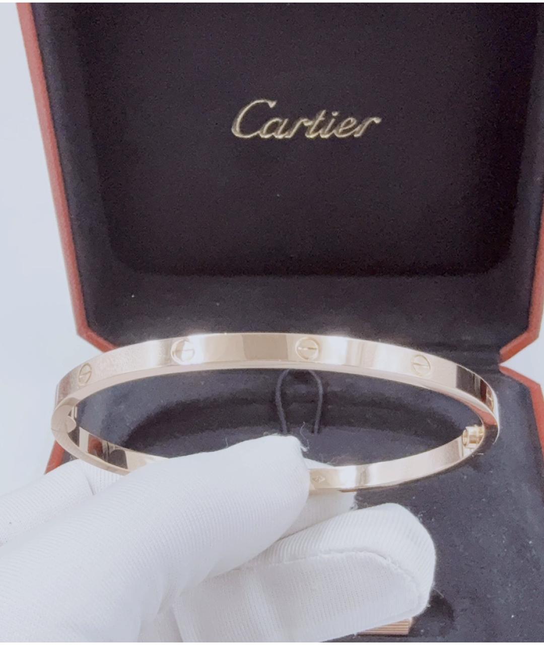 CARTIER Золотой браслет из розового золота, фото 4