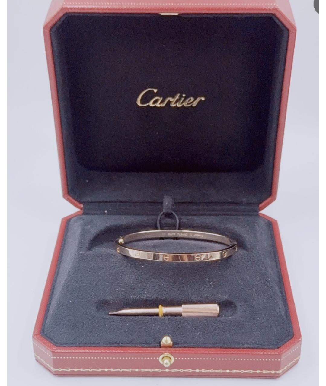 CARTIER Золотой браслет из розового золота, фото 3