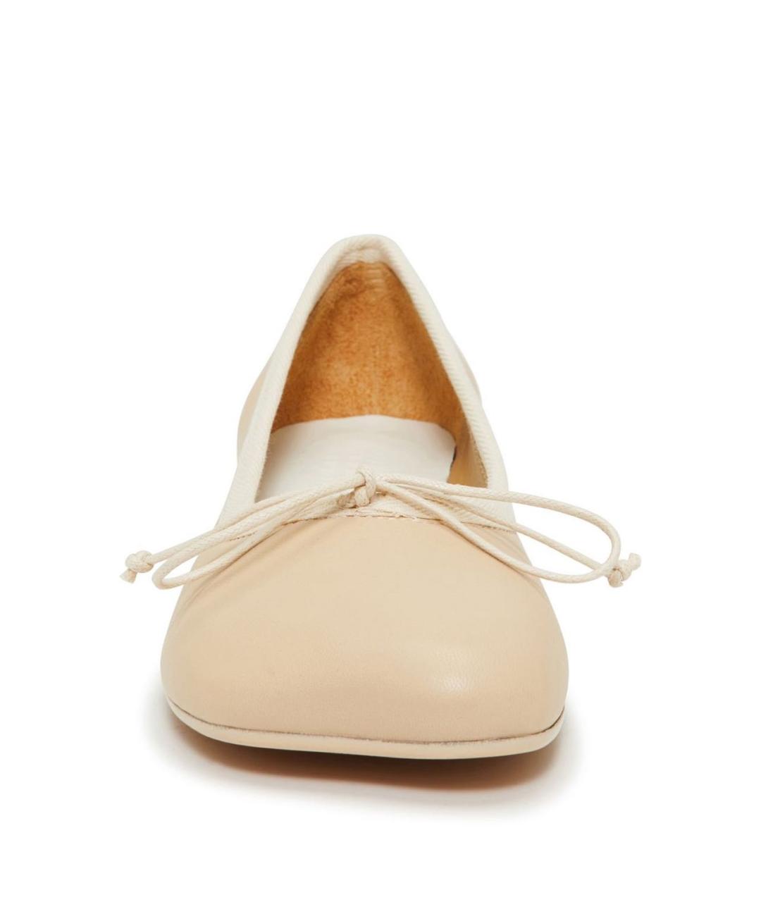 MM6 MAISON MARGIELA Бежевые кожаные туфли, фото 4