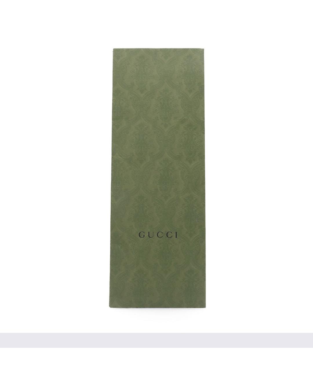 GUCCI Бежевый шелковый галстук, фото 4