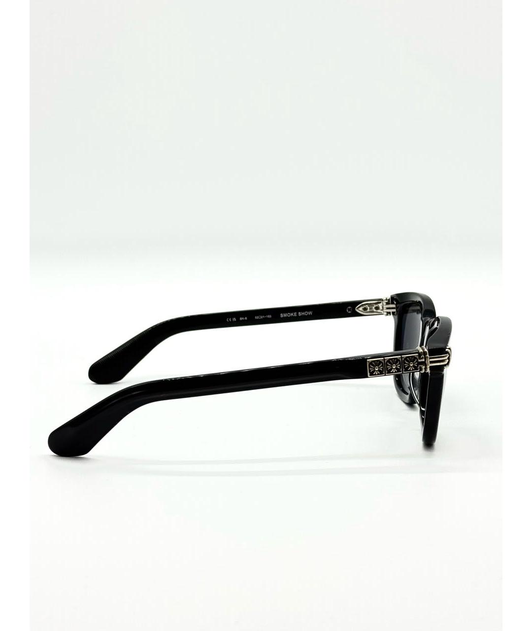 CHROME HEARTS Черные пластиковые солнцезащитные очки, фото 3