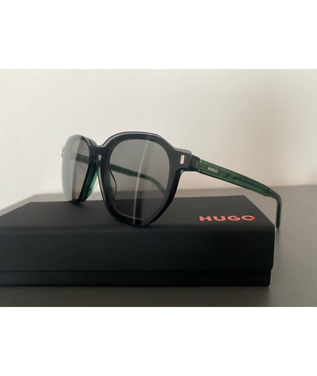 HUGO BOSS Зеленые солнцезащитные очки, фото 3
