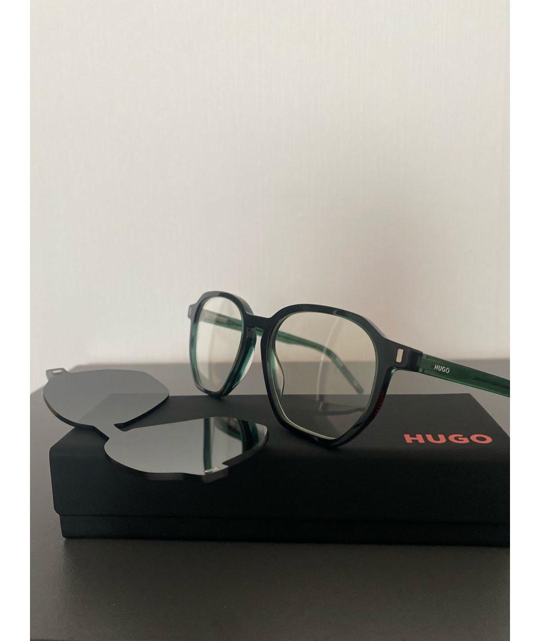 HUGO BOSS Зеленые солнцезащитные очки, фото 4