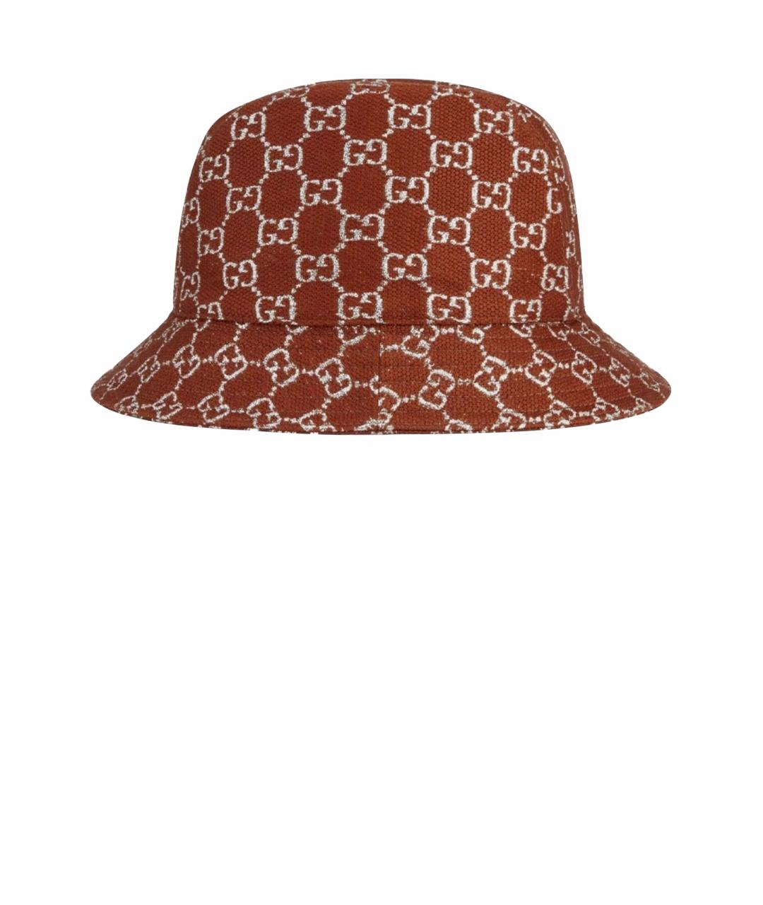 GUCCI Бордовая шерстяная панама, фото 1